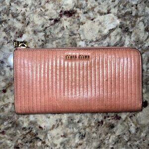 Miu Miu Zipper Wallet